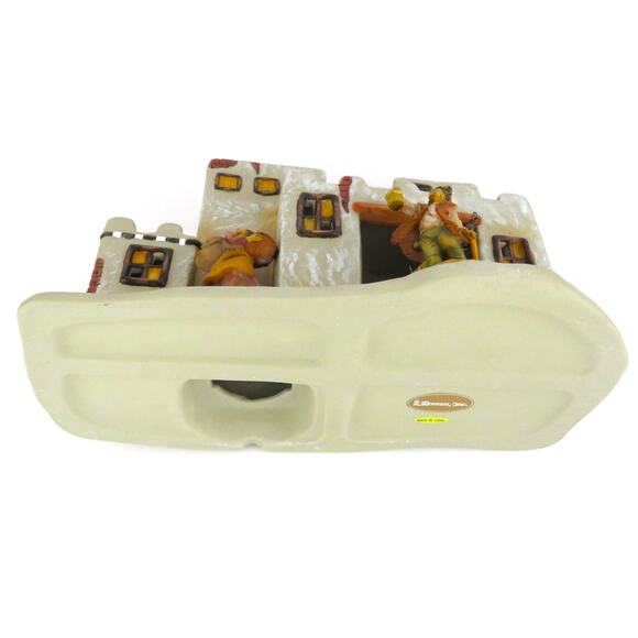 Fontanini Lighted Inn Scene Roman Inc Ceramic Nativity Village Building 54013 - Picture 11 of 16